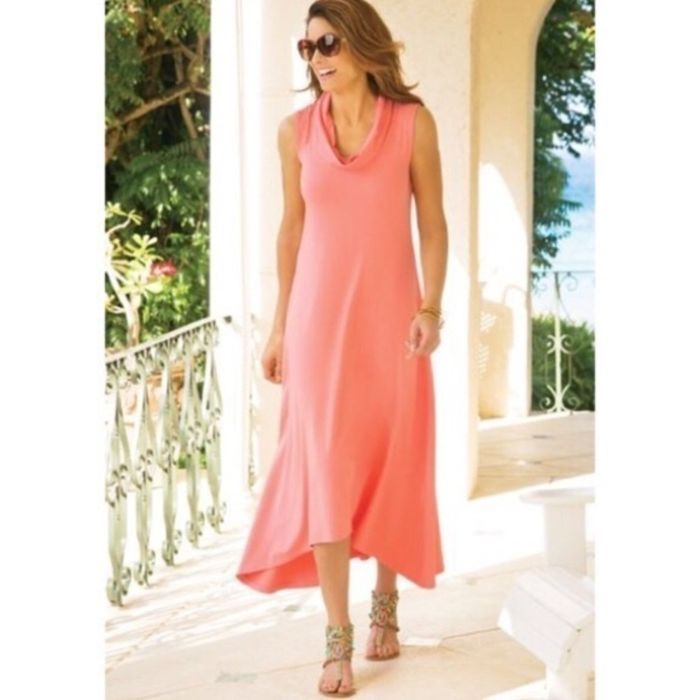 Soft surrounding maxi dress sierra coral casual spring summer career work